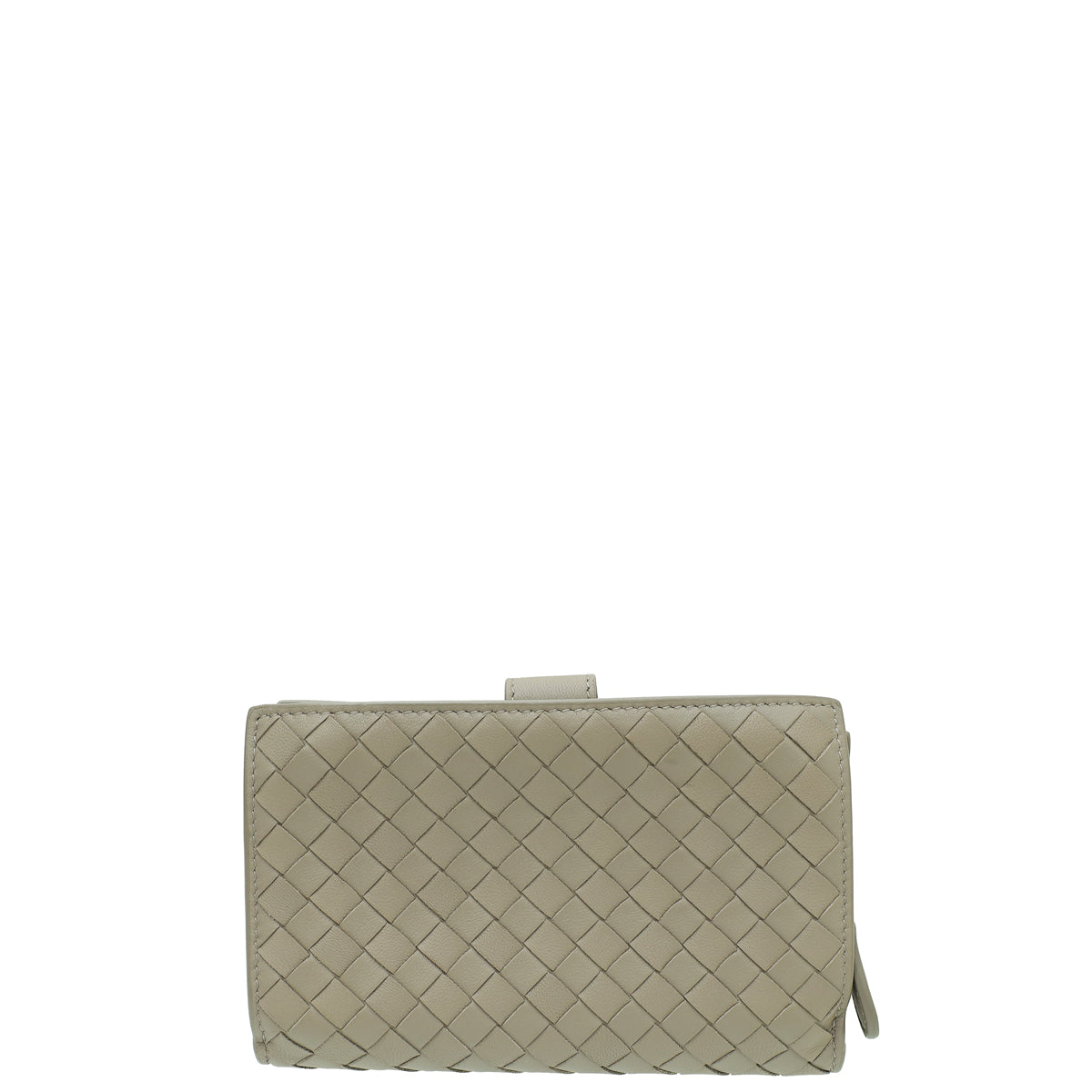 Bottega Veneta Etoupe Intrecciato Nappa French Wallet