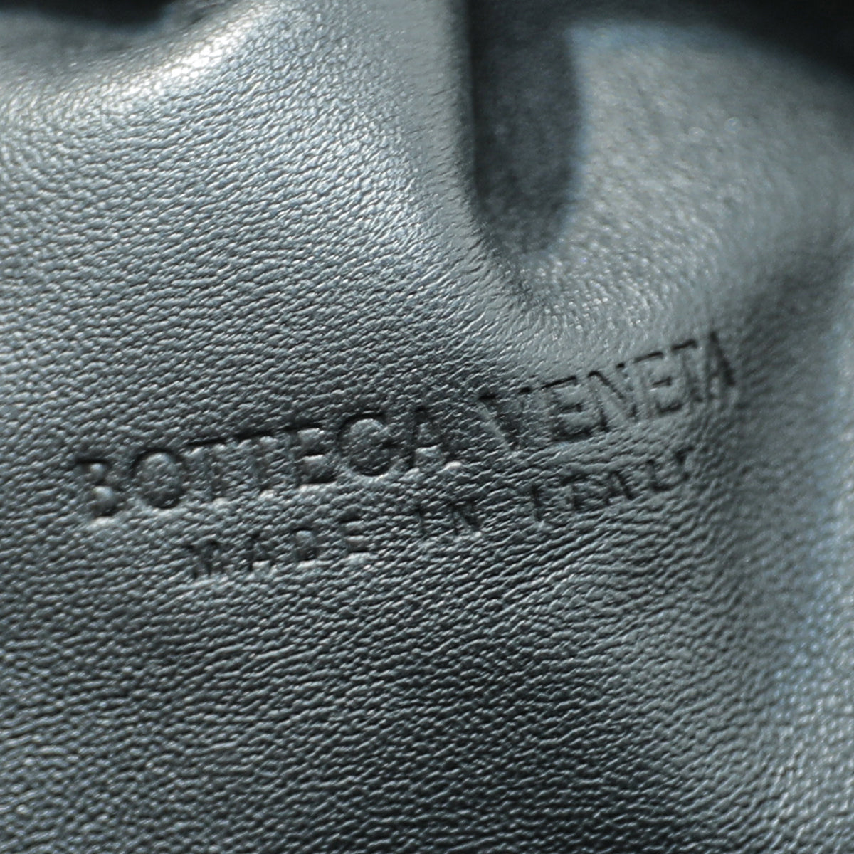 Bottega Veneta Black Intrecciato Nappa Large Pouch