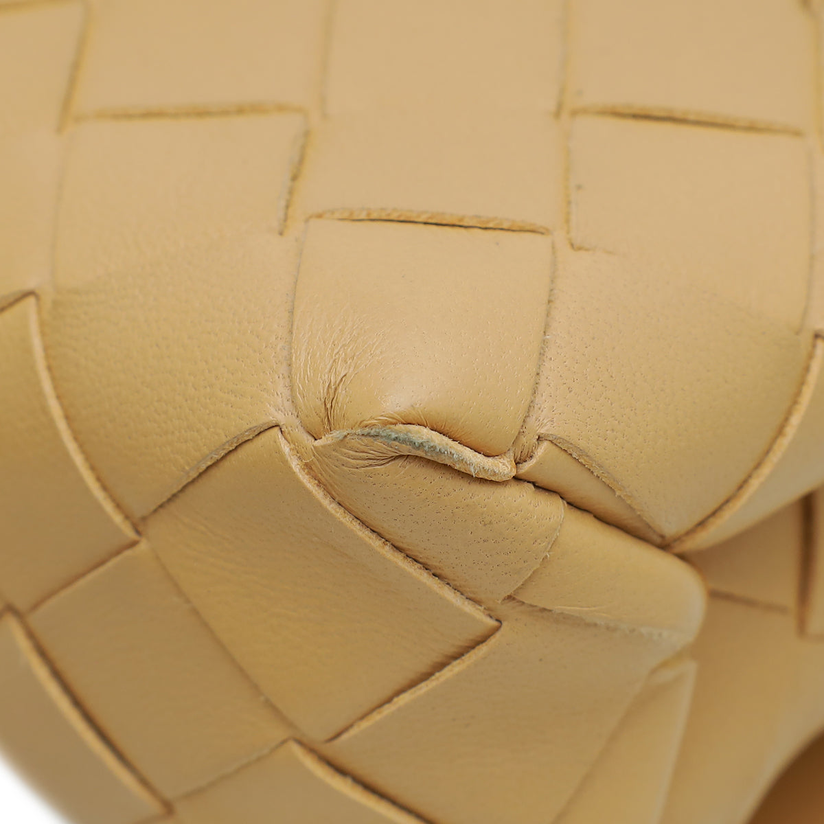 Bottega Veneta Beige Mini Intrecciato Crossbody Bag