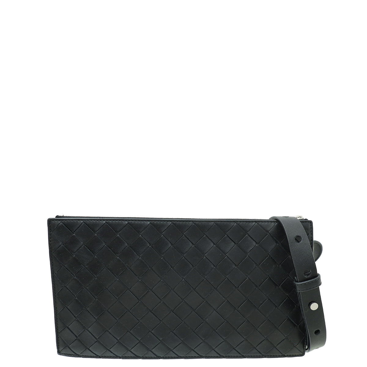 Bottega Veneta Black Nappa Intrecciato Men's Belt Bag