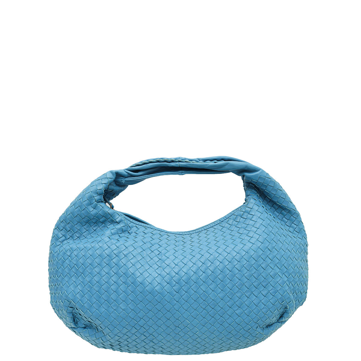 Bottega Veneta Blue Intrecciato Nappa Hobo Large Bag