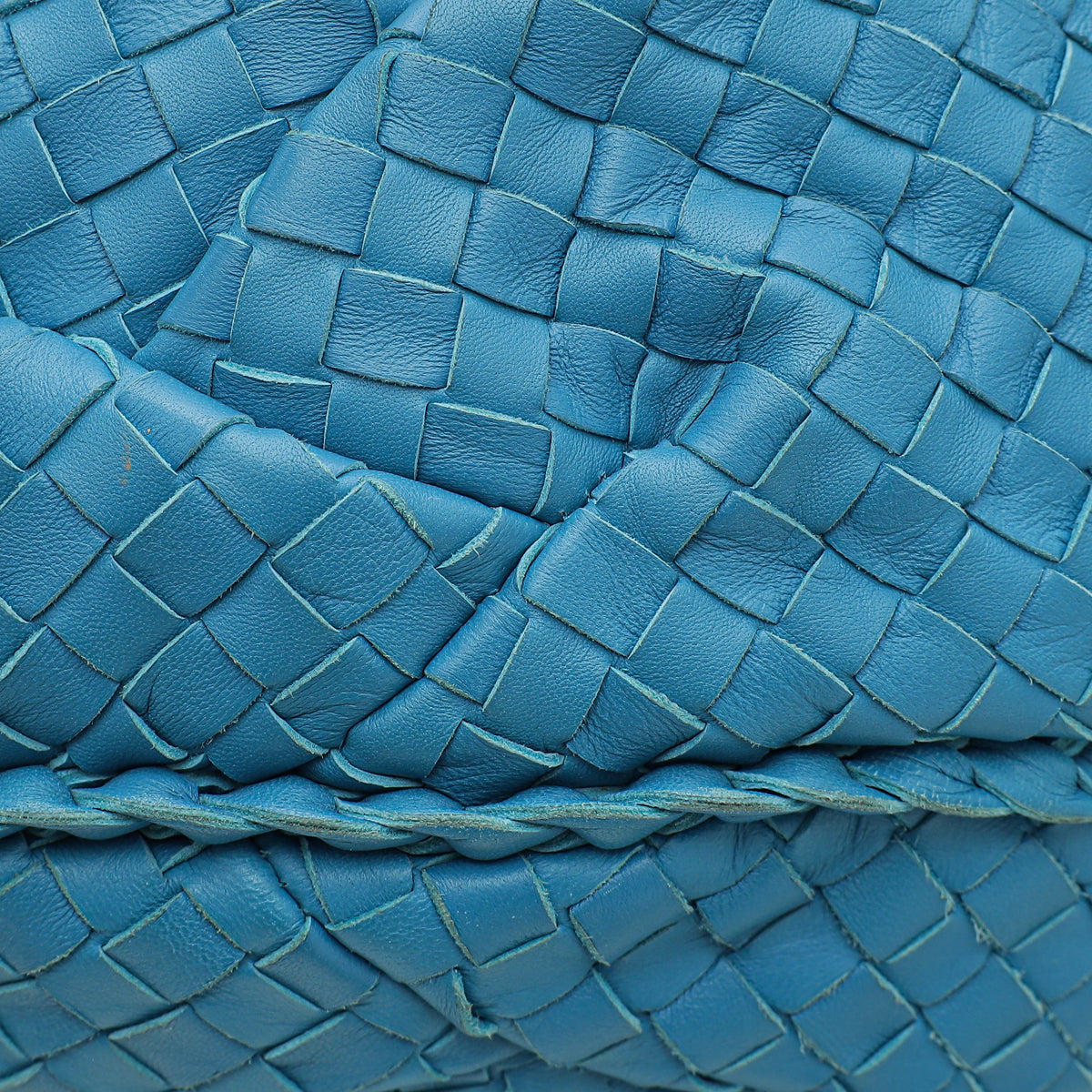 Bottega Veneta Blue Intrecciato Nappa Hobo Large Bag