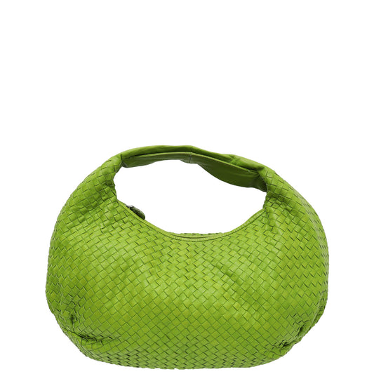 Bottega Veneta Lime Greem Intrecciato Nappa Hobo Bag