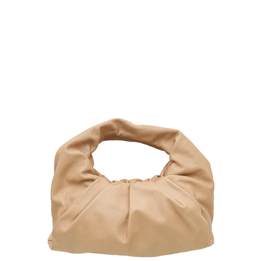 Bottega Veneta Beige Nappa Small Hobo Bag