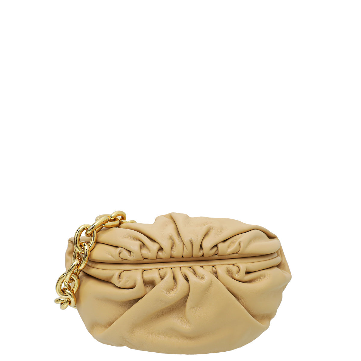 Bottega Veneta Beige The Belt Chain Pouch