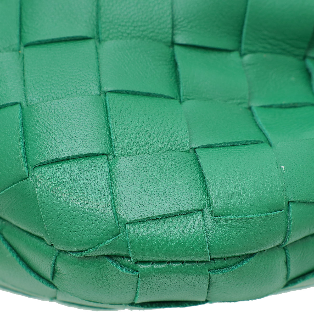 Bottega Veneta Green Intrecciato Nappa Jodie Small Bag