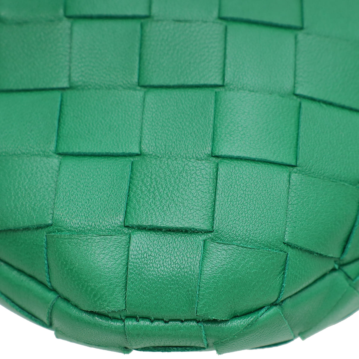 Bottega Veneta Green Intrecciato Nappa Jodie Small Bag