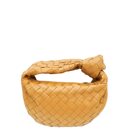 Bottega Veneta Caramel Intrecciato Nappa Mini Jodie Bag