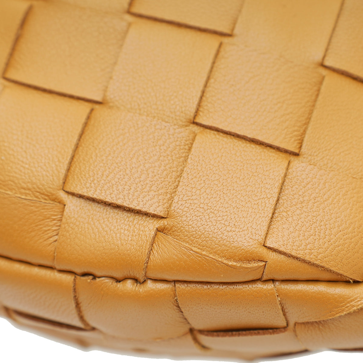 Bottega Veneta Caramel Intrecciato Nappa Mini Jodie Bag