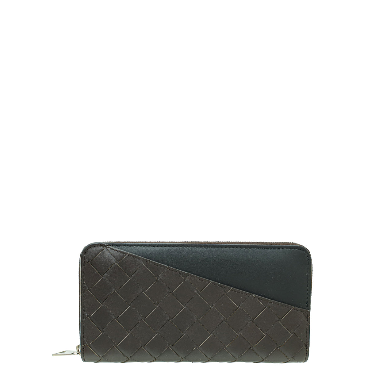 Bottega Veneta Chocolate Intrecciato Nappa Zip Around Wallet