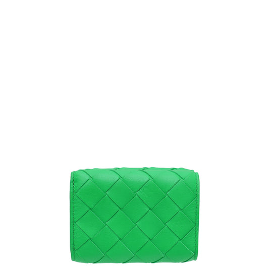 Bottega Veneta Parakeet Intrecciato Nappa Wallet