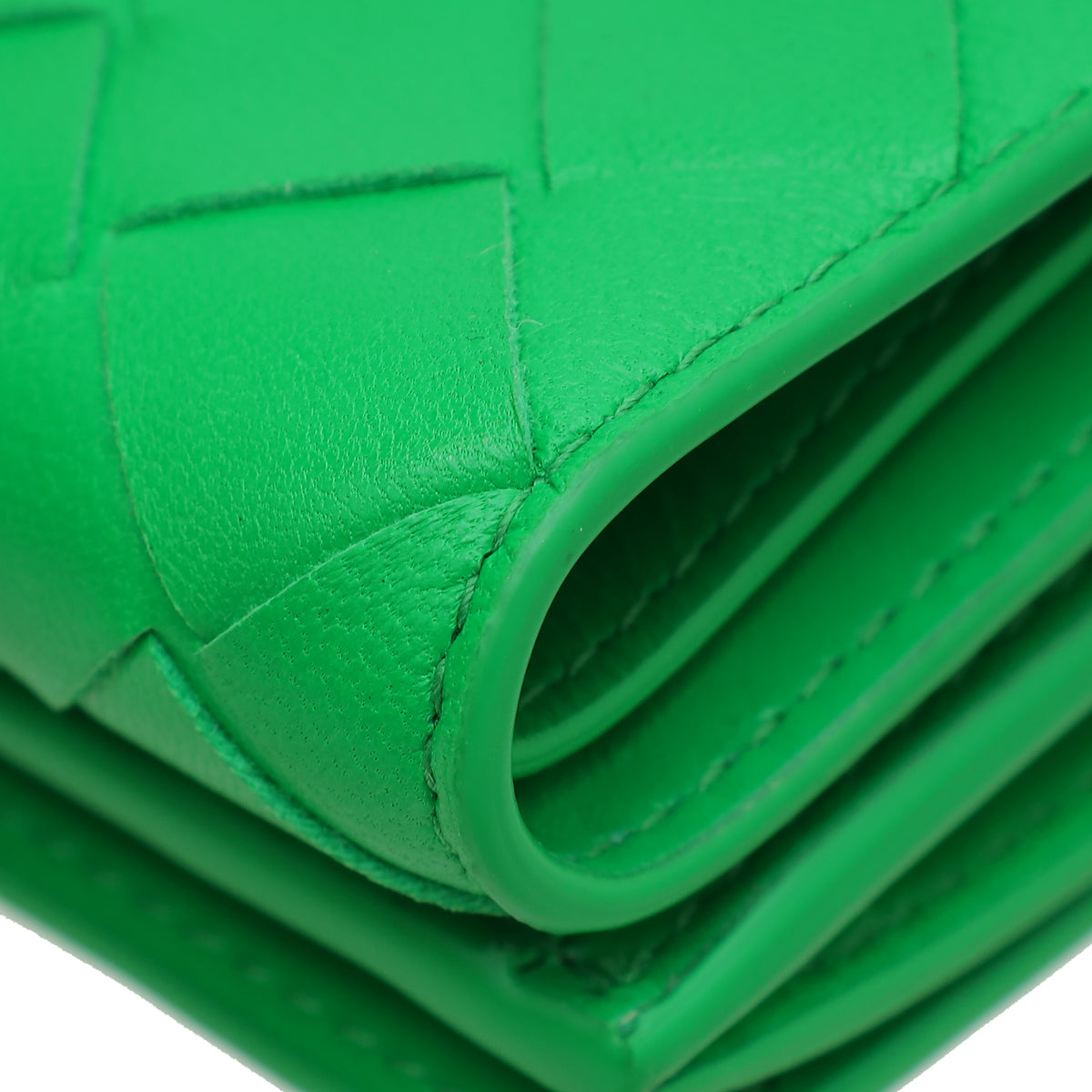 Bottega Veneta Parakeet Intrecciato Nappa Wallet