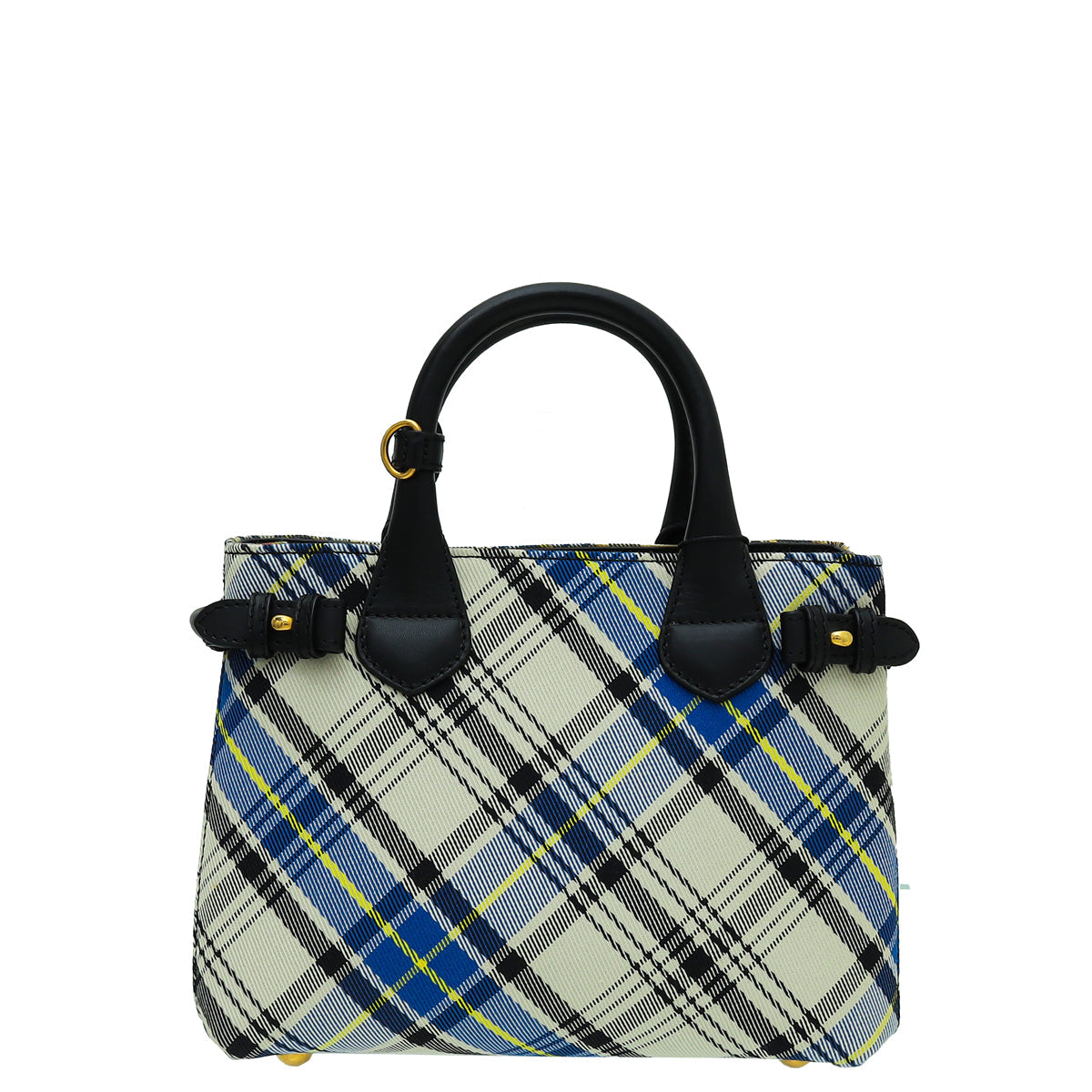 Burberry Multicolor Check Banner Tote Small Bag