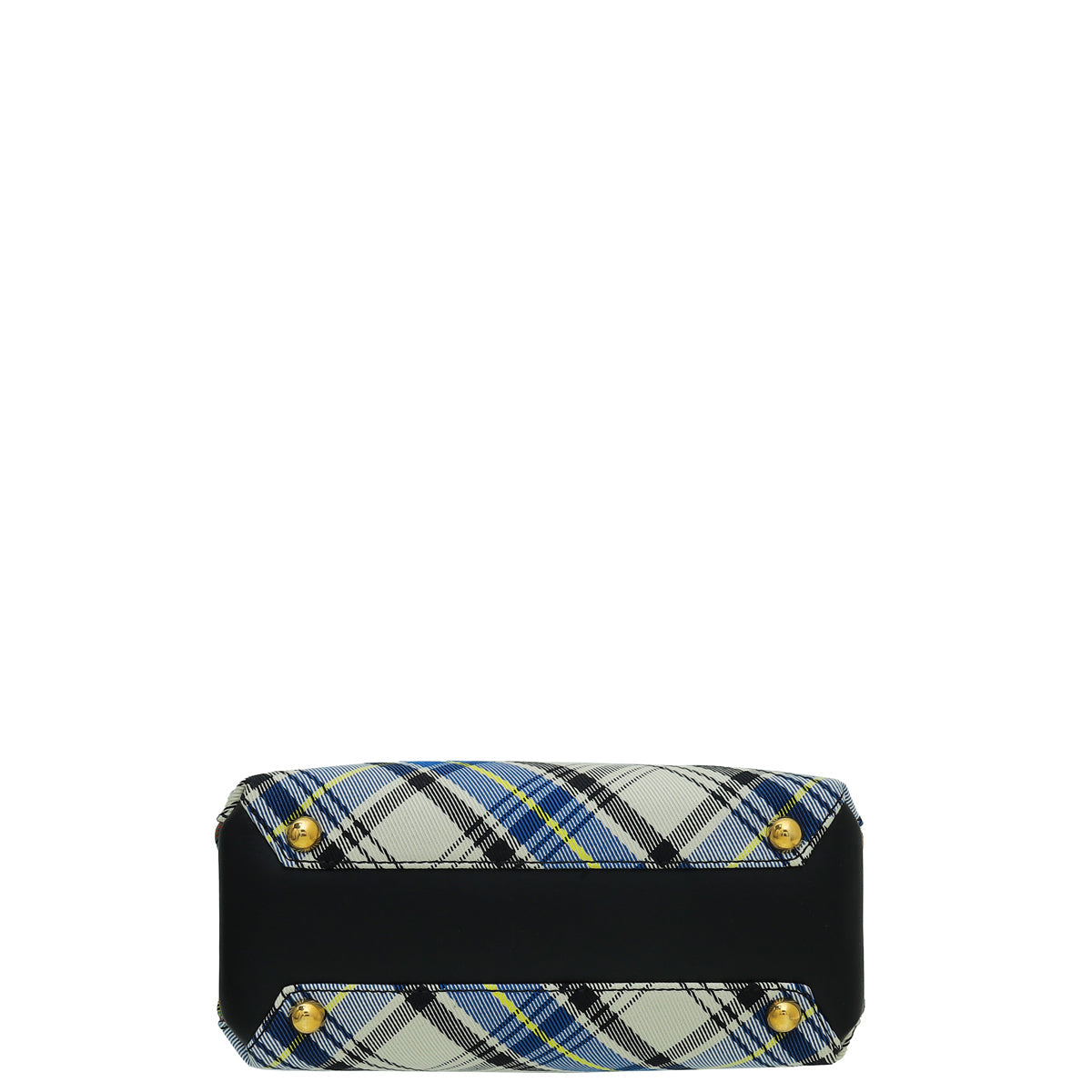 Burberry Multicolor Check Banner Tote Small Bag