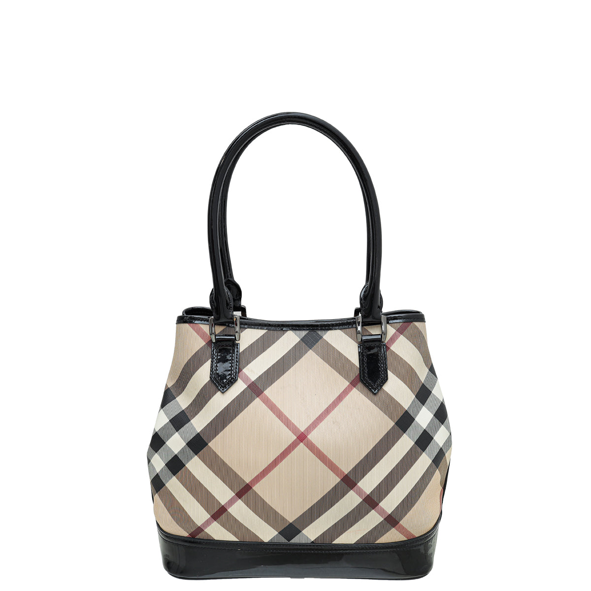 Burberry Black Nova Check Tote Bag