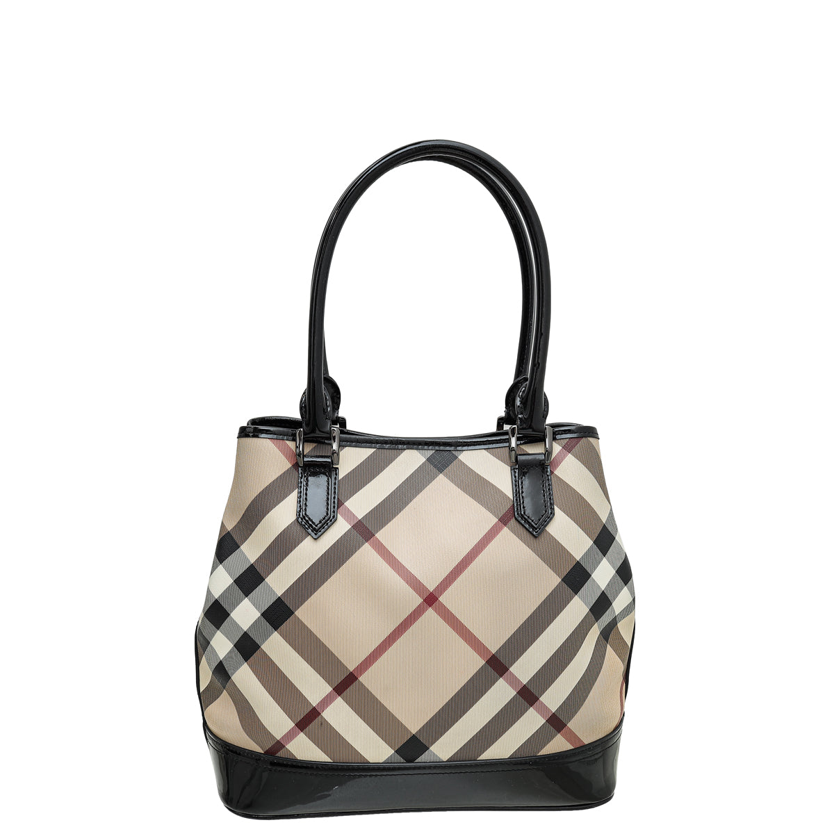 Burberry Black Nova Check Tote Bag