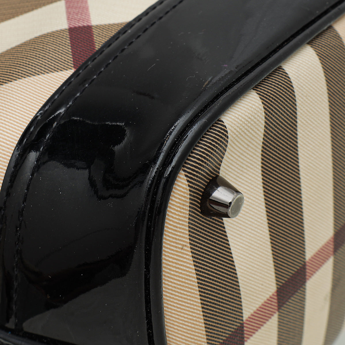 Burberry Black Nova Check Tote Bag