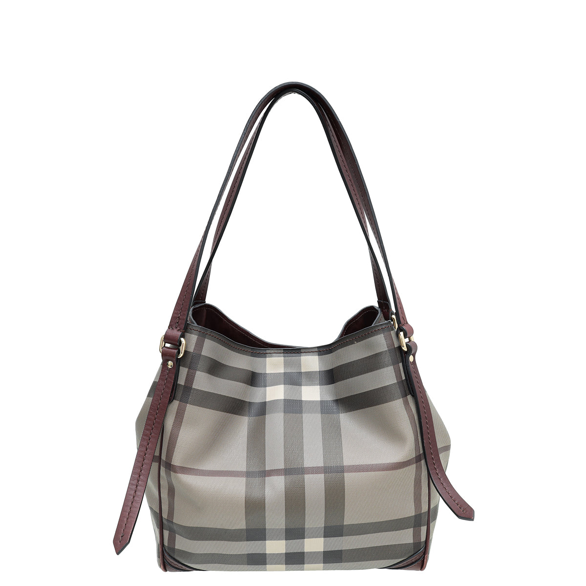 Burberry Smoked Check Canterbury Tote Medium Bag