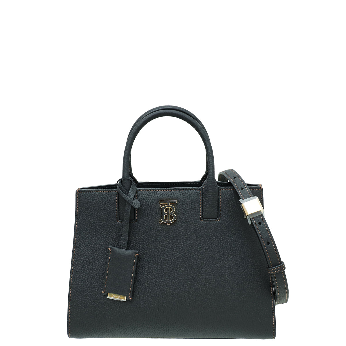 Burberry Black Frances Top Handle Mini Bag