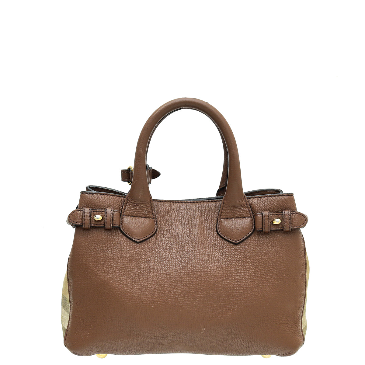 Burberry Brown Banner Tote Small Bag