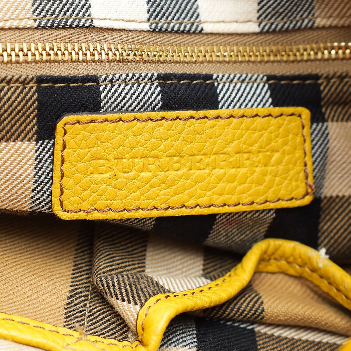 Burberry Mustard Yellow Little Crush Crossbody Bag