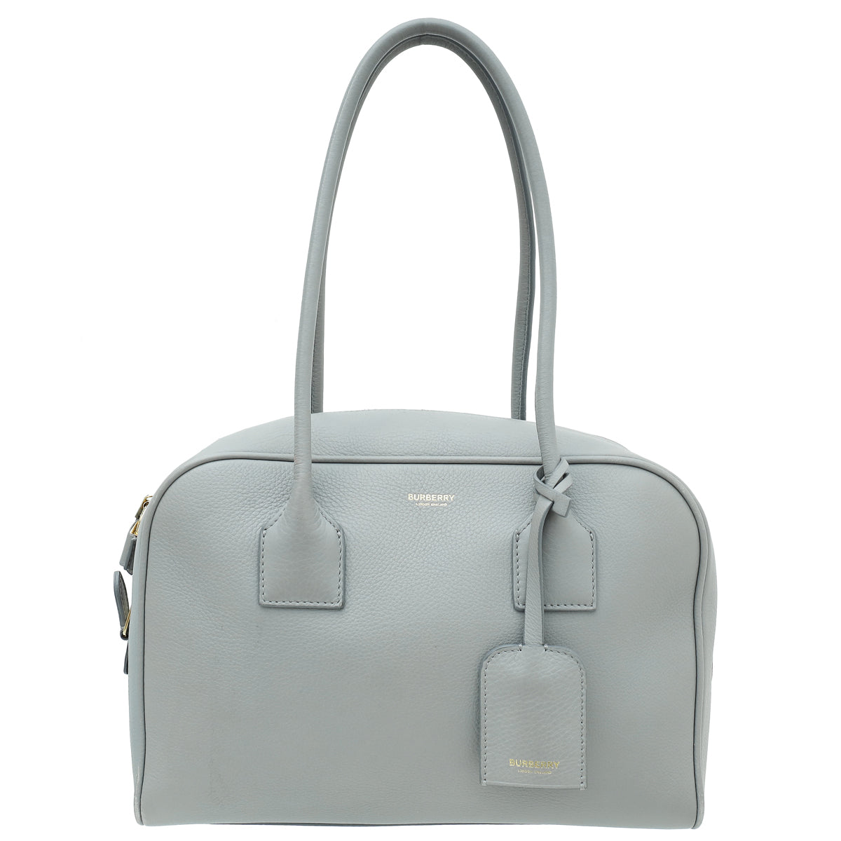 Burberry Bright Cloud Grey Half Cube Bag