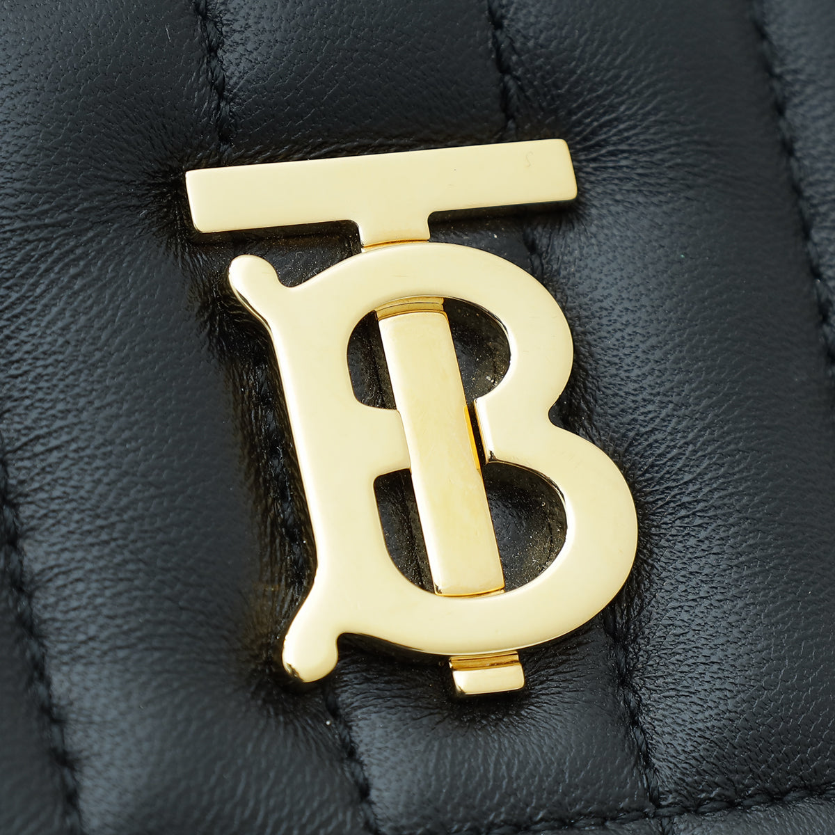 Burberry Black Micro Lola Bucket Chain Bag