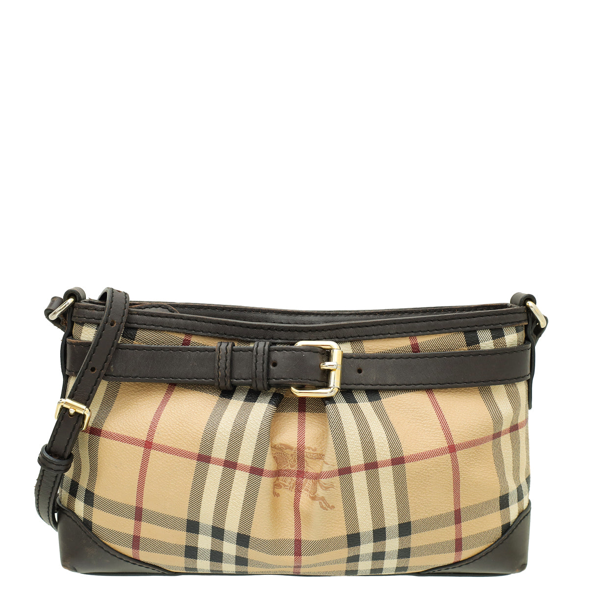 Burberry Bicolor Haymarket Check Smithfield Crossbody Bag