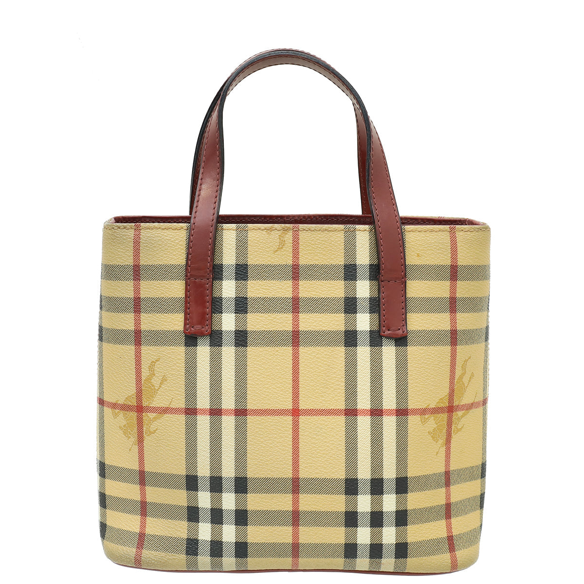 Burberry Bicolor Haymarket Check London Bag