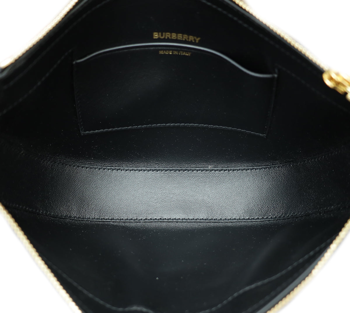 Burberry Black Mini Zip Olympia Bag