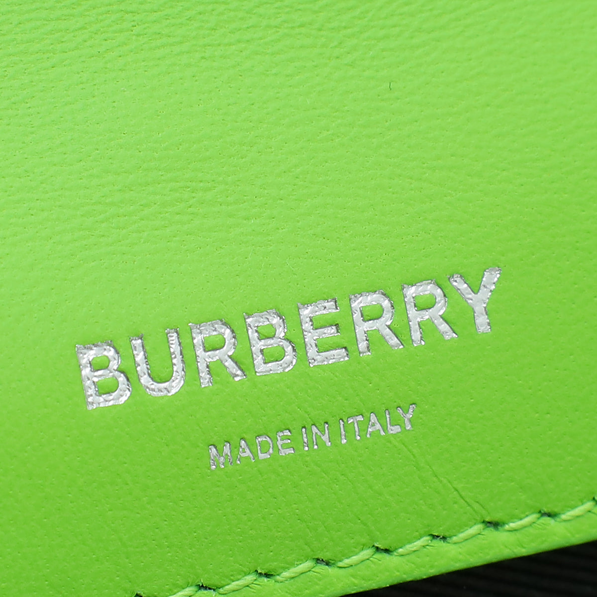 Burberry Brilliant Green Lola Small Flap Bag