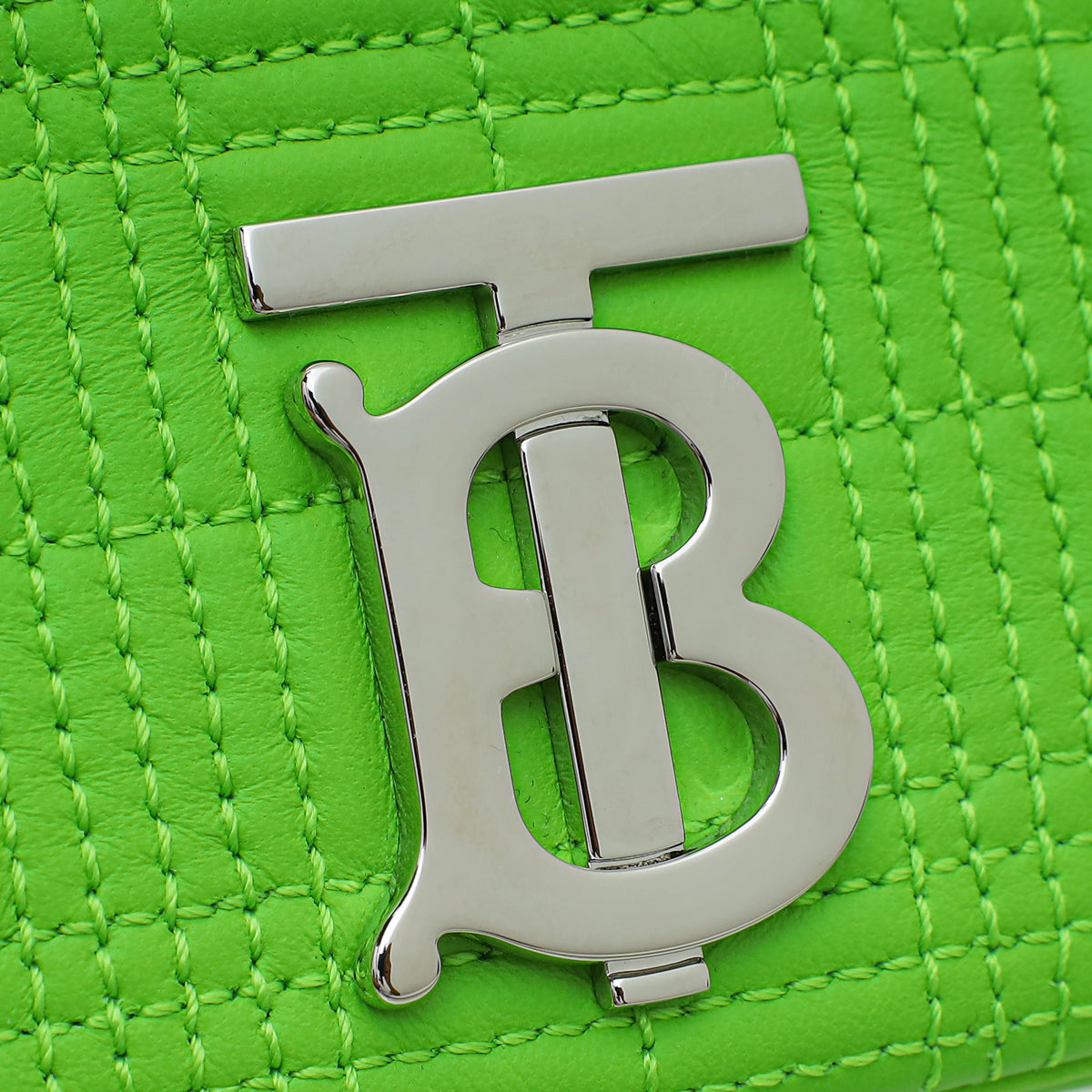 Burberry Brilliant Green Lola Small Flap Bag