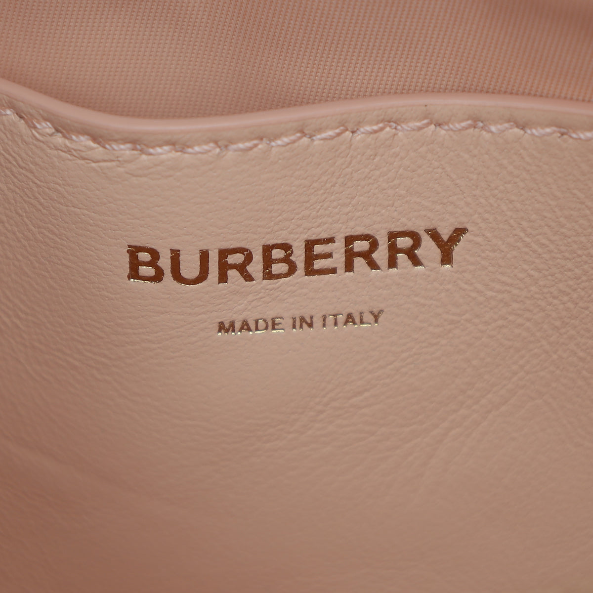 Burberry Peach Quilted Lola Camera Mini Bag