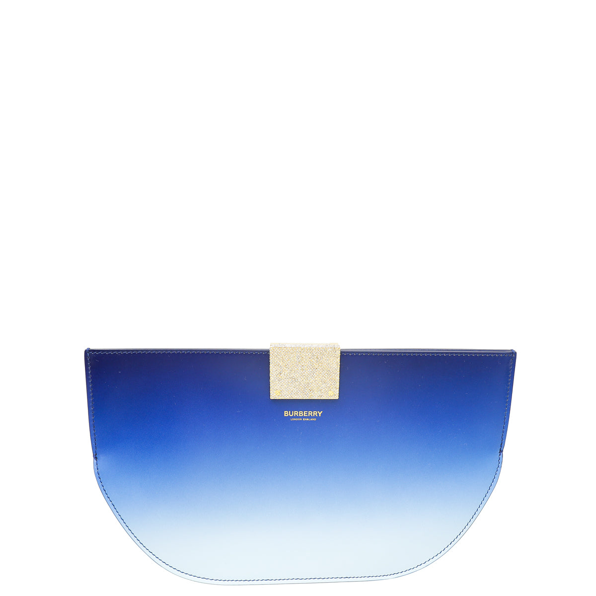 Burberry Ombre Blue Olympia Clutch W/ Crystal