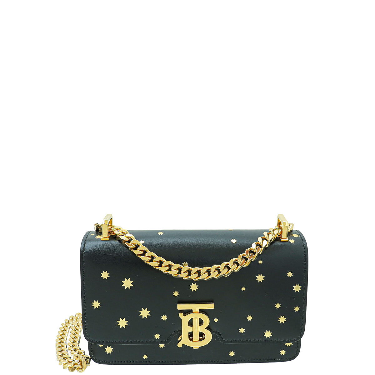 Burberry Bicolor Star Print TB Mini Chain Bag