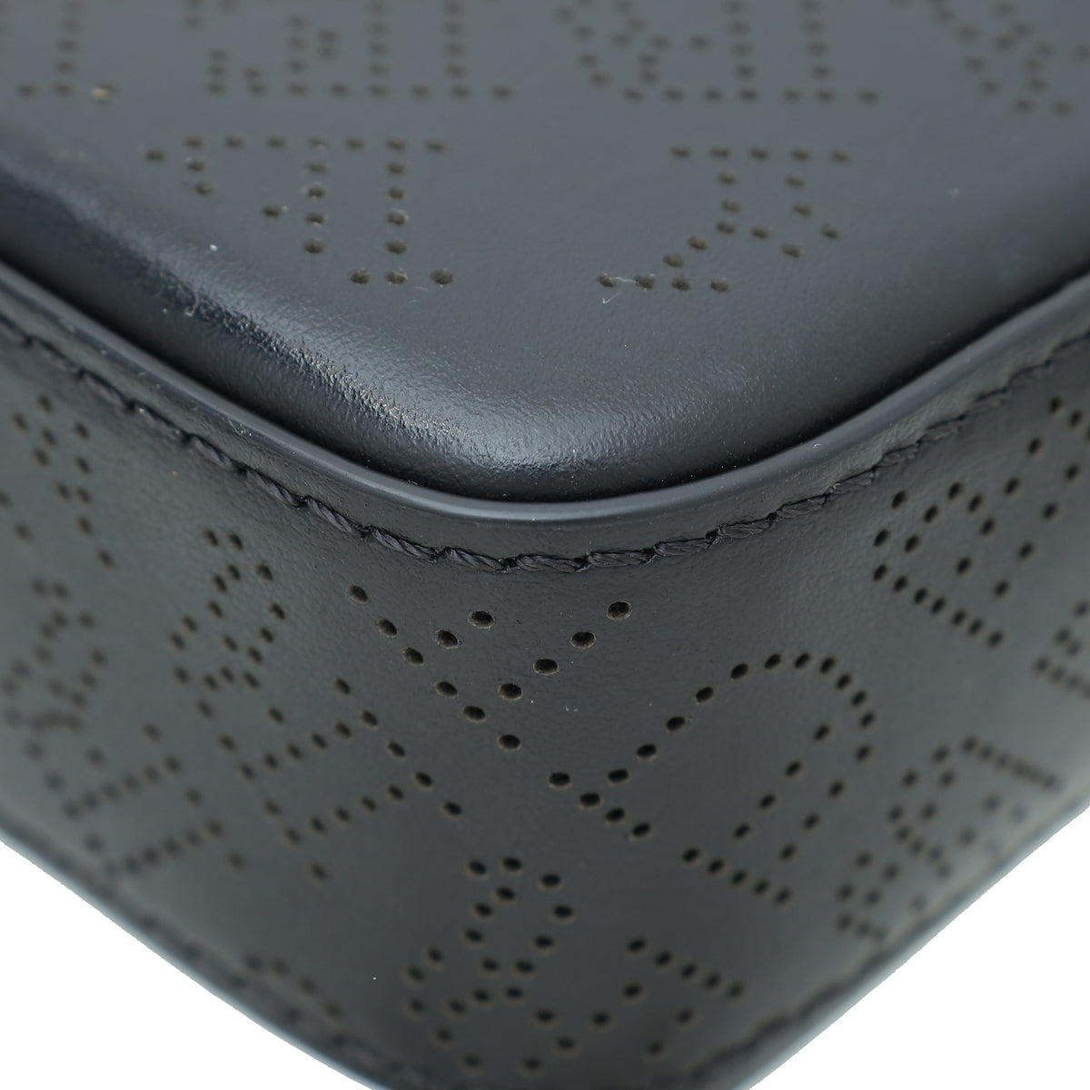 Burberry Black Perforated Hampshire Crossbody Bag