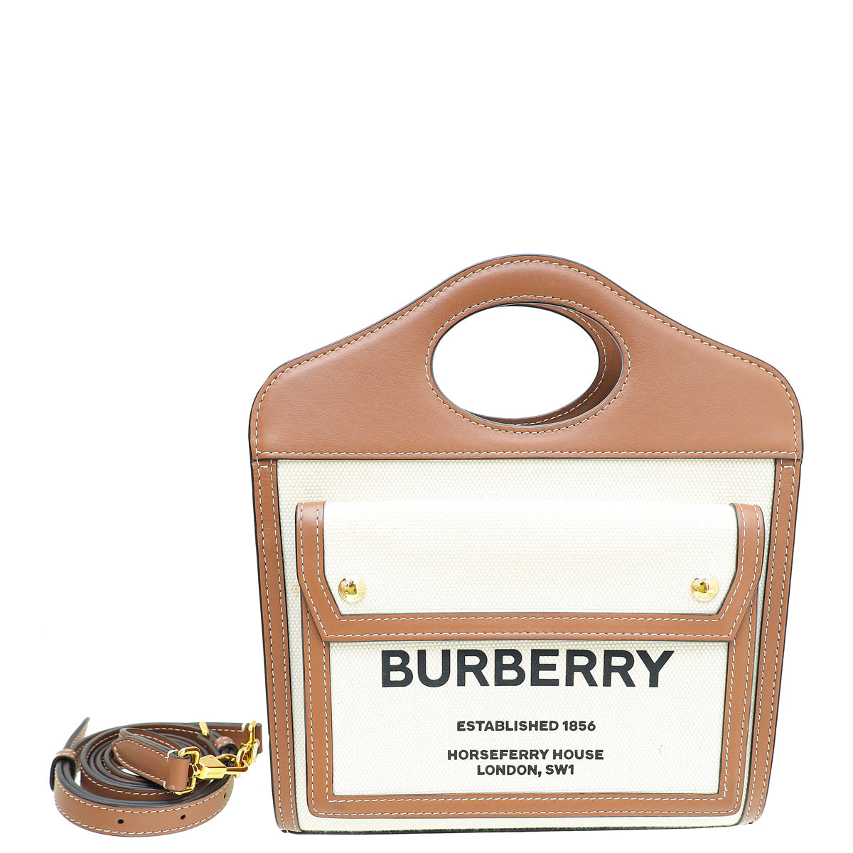 Burberry Natural Pocket Mini Bag