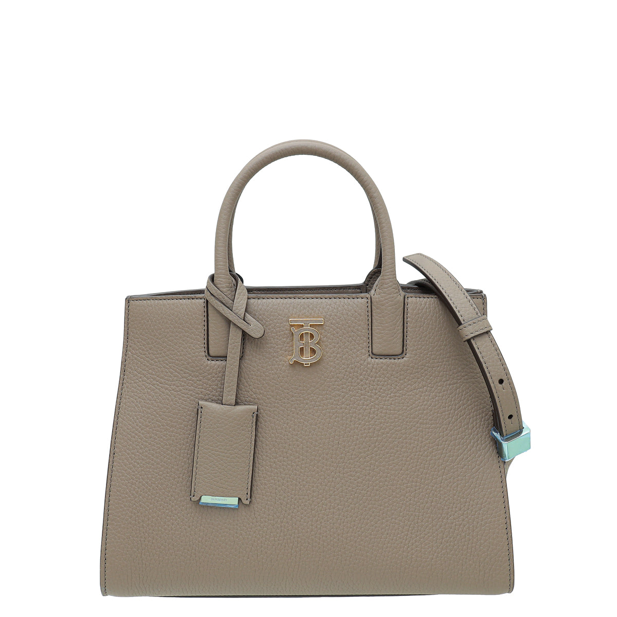 Burberry Light Saddle Brown Frances Top Handle Mini Bag