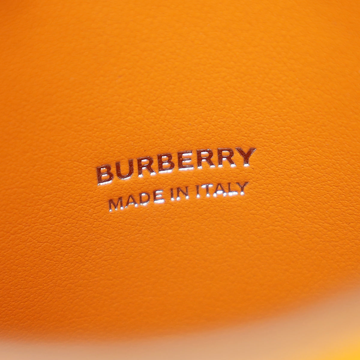 Burberry Orange TB Logo Phone Micro Bag