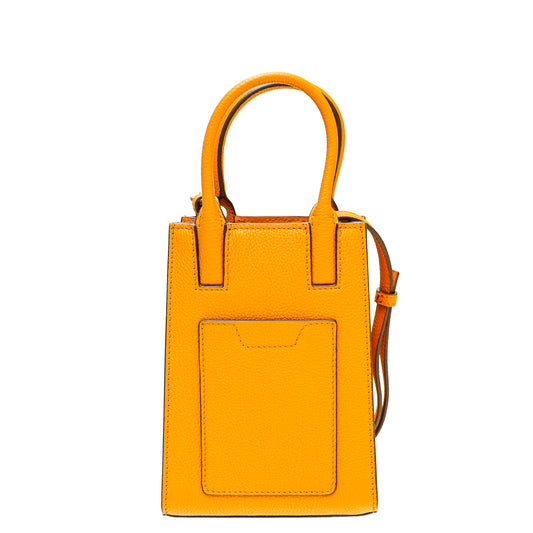 Burberry Orange TB Logo Phone Micro Bag