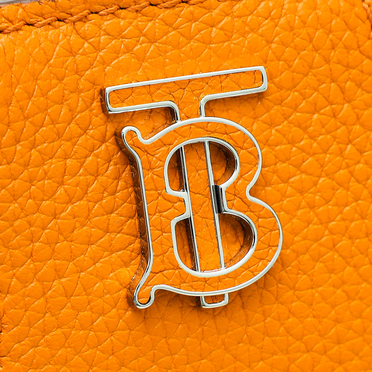 Burberry Orange TB Logo Phone Micro Bag