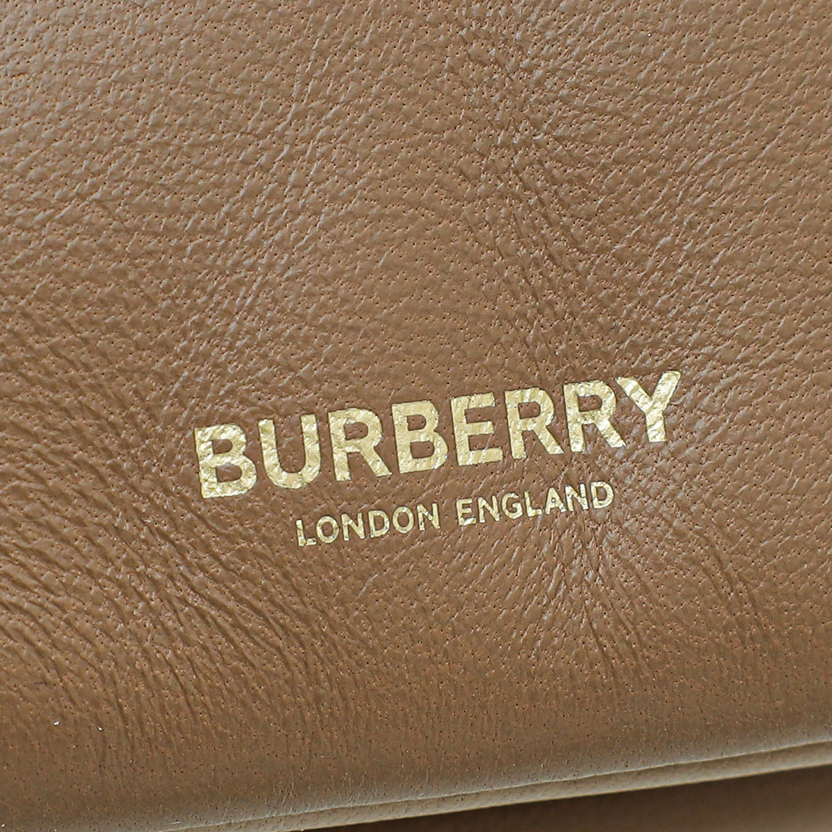 Burberry Oak Brown Soft Olympia Small Bag