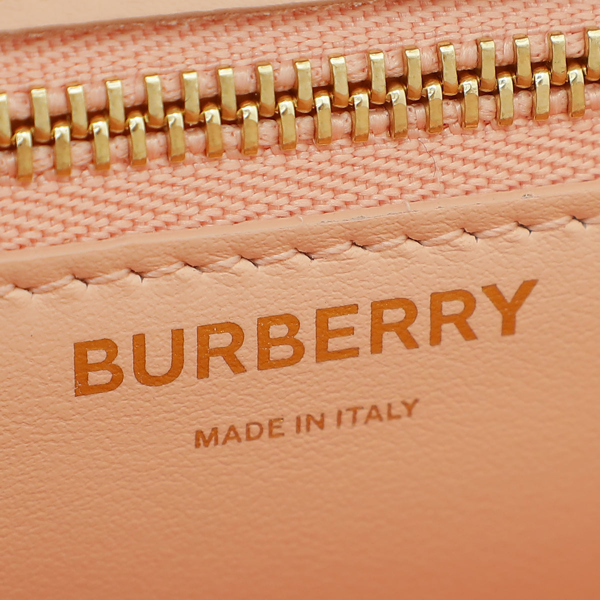 Burberry Peach Pink TB Flap Small Bag