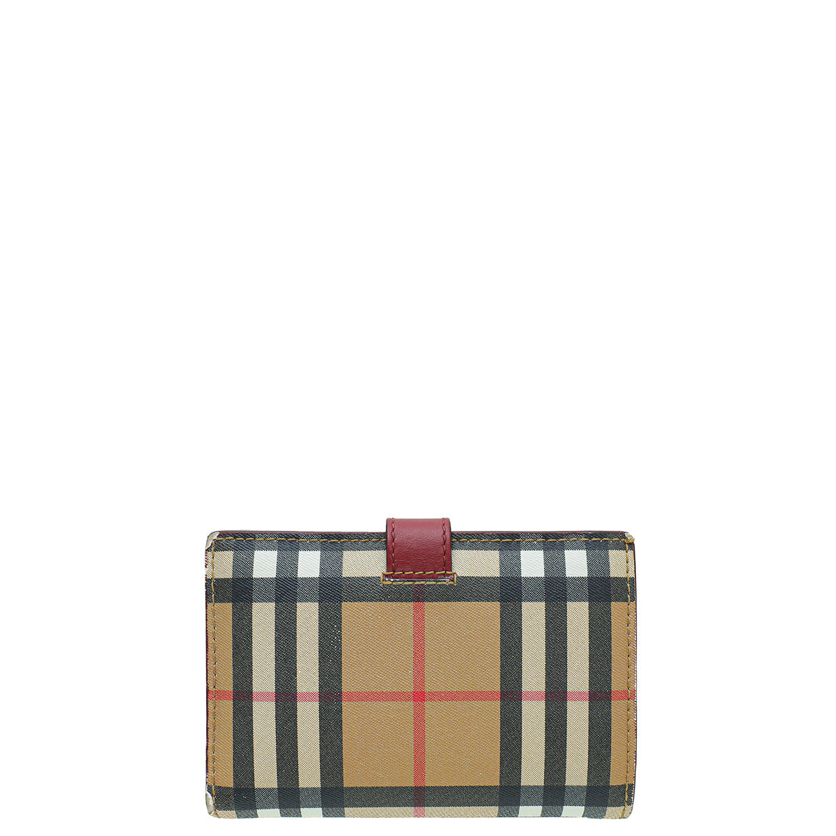 Burberry Bicolor Haymarket Check Wallet