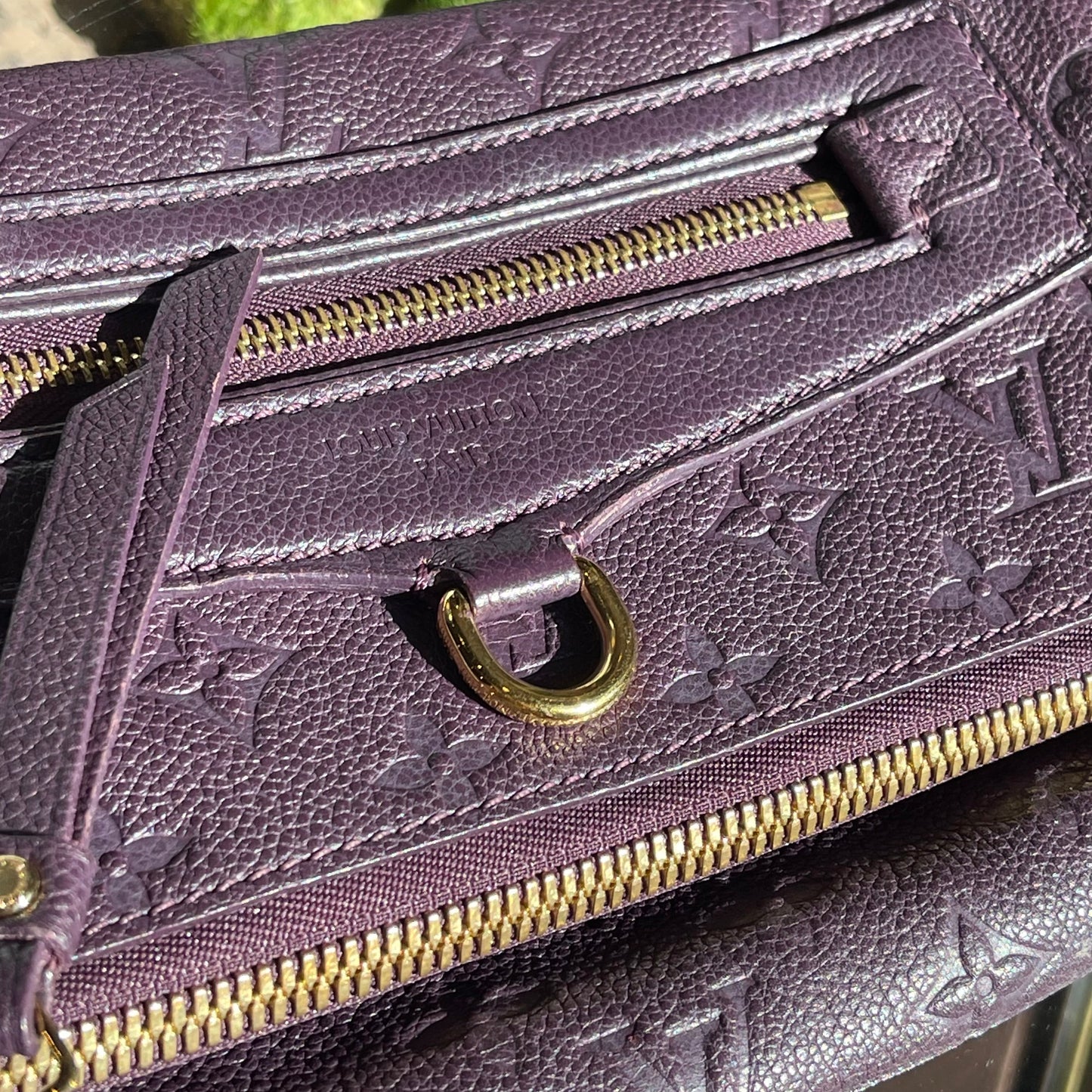 LOUIS VUITTON Purple Monogram Empriente Petillante Clutch