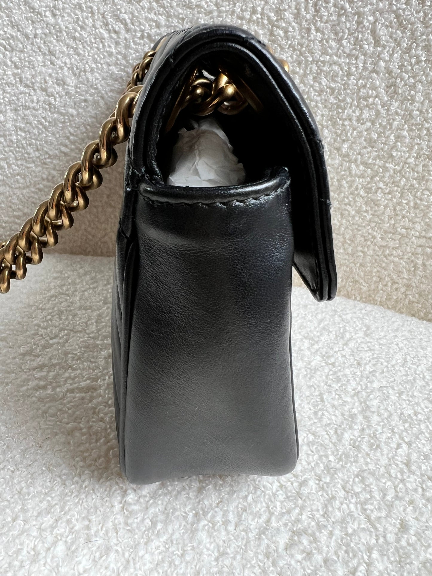 Gucci GG Black Marmont Mini Shoulder Bag (RRP £1,700)