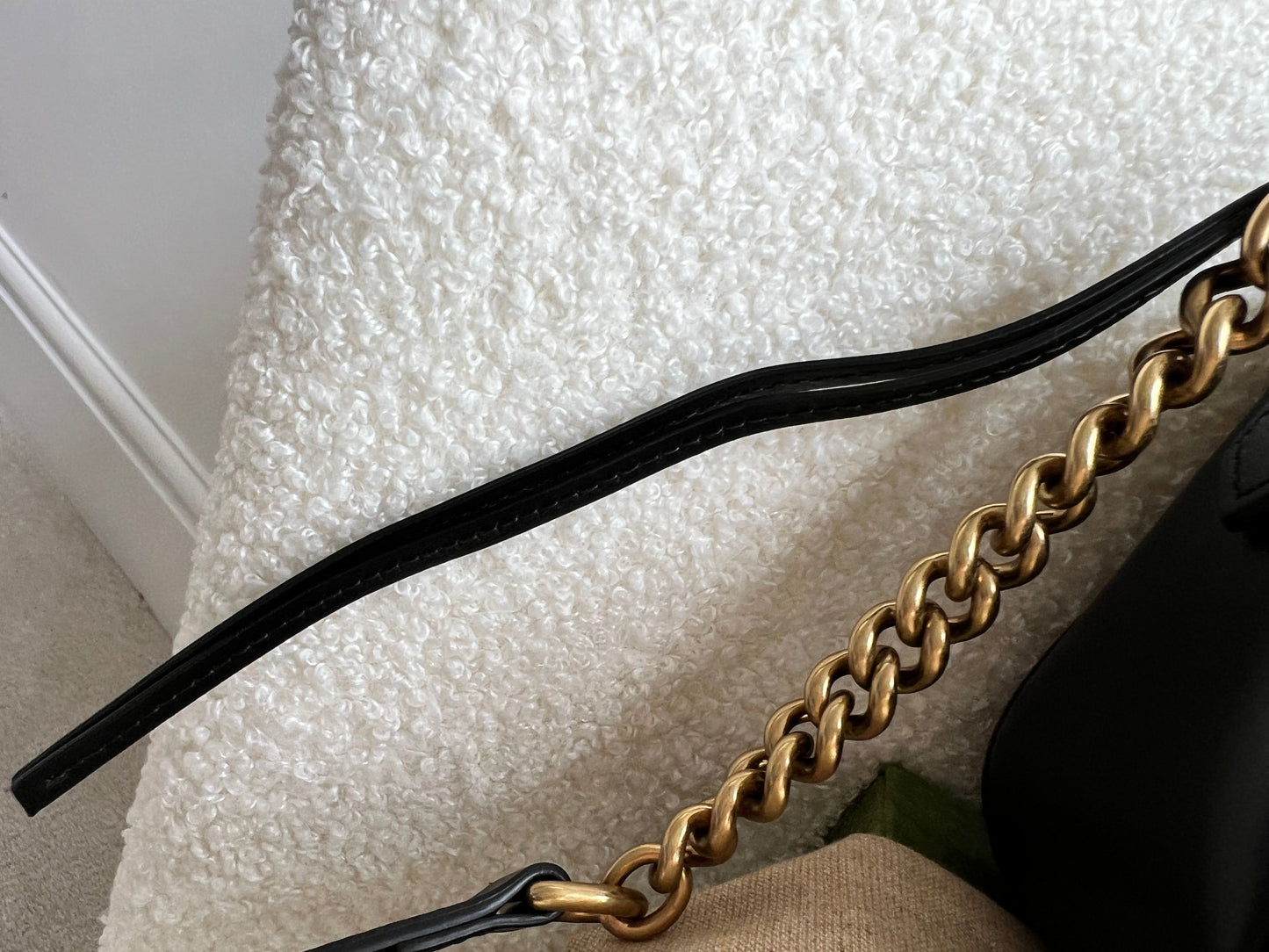 Gucci GG Black Marmont Small Shoulder Bag (RRP £1340)