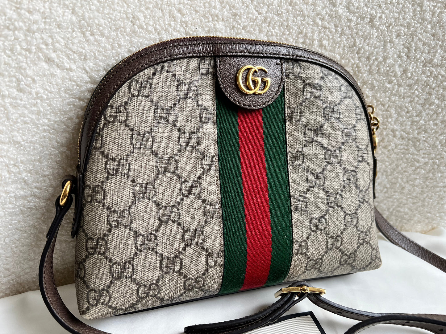 Gucci Ophidia GG Supreme Rounded Top Shoulder Bag (RRP £1,340)