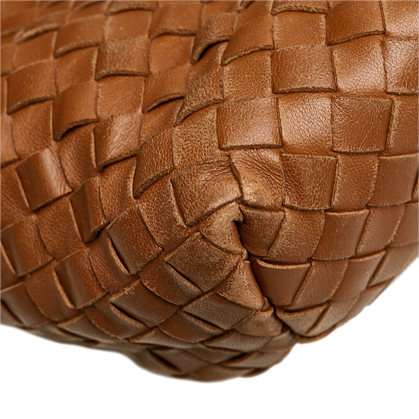 Brown Bottega Veneta Intrecciato Flower Tote