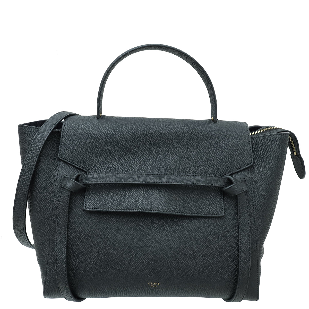 Celine Black Mini Belt Handbag